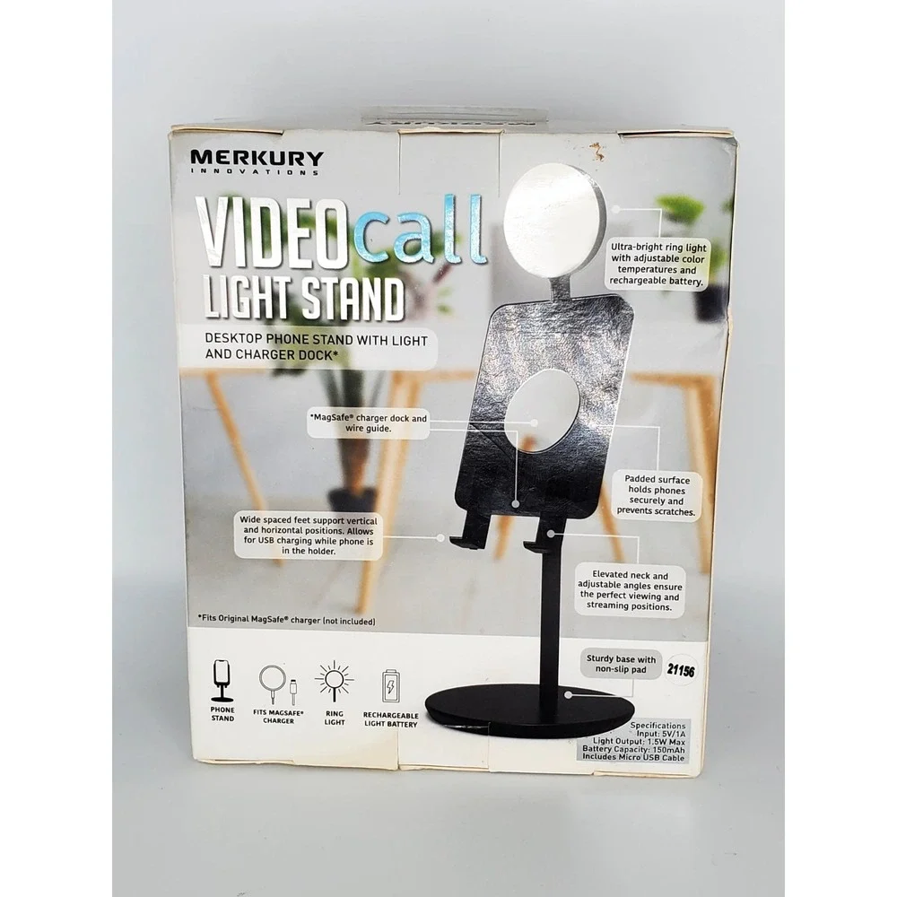 Merkury Innovations‎ Video Call Light Stand - Brand New - Sealed